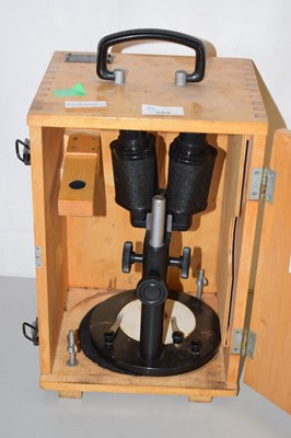 Lot 202 - A Russian binocular microscope