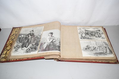 Lot 204A - A Victorian scrap book