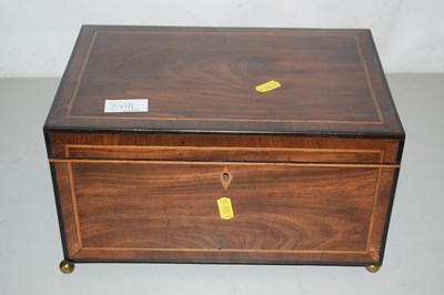 Lot 209A - A 19th Century mahogany jewellery box
