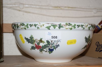 Lot 508 - A Portmierion Holly & Ivy bowl