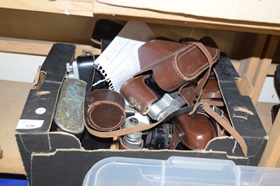 Lot 538 - Cameras including a Zenit-E, a Kodak Retinette...
