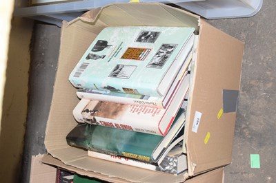 Lot 582 - Box of books including military interest