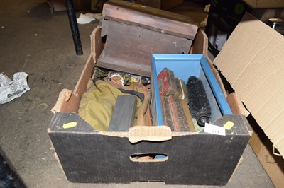 Lot 619 - Box of assorted bygones and household clearance