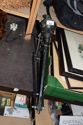 Lot 635 - A desk mounted anglepoise lamp