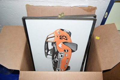 Lot 673 - Box of assorted motoring prints