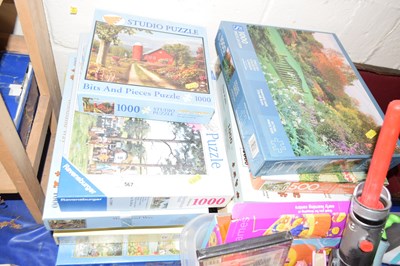 Lot 567 - Mixed Lot: Various jigsaw puzzles