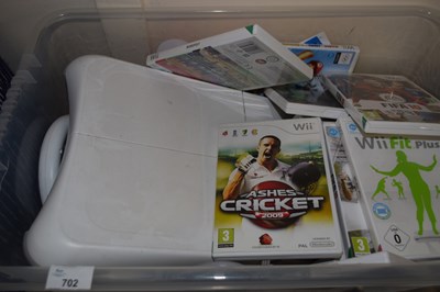 Lot 702 - A Nintendo Wii with accessories and games