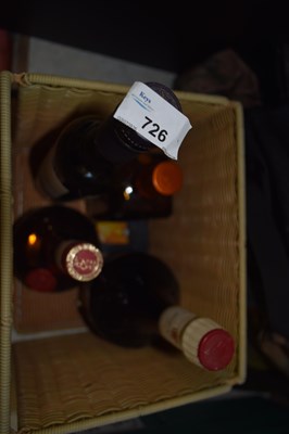 Lot 726 - A box of various bottles