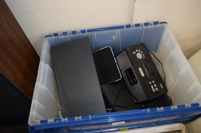 Lot 734 - One box of radio alarm clock etc