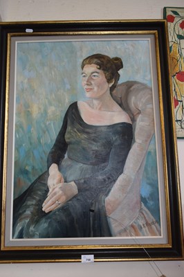 Lot 758 - A F Boyden, portrait of a lady, oil on canvas