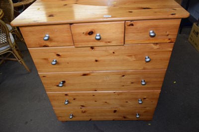 Lot 778 - A modern pine bedroom chest of drawers
