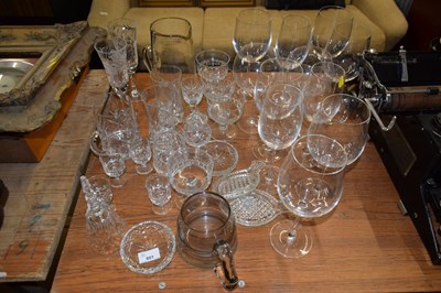 Lot 801 - Quantity of clear drinking glasses