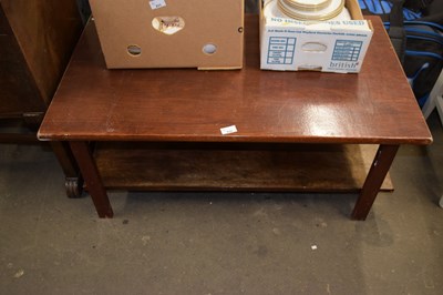Lot 832 - A vintage coffee table