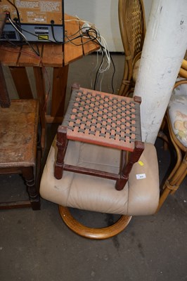 Lot 859 - Two footstools