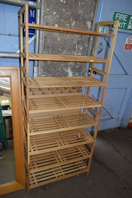 Lot 862 - Set of free standing wall shelves