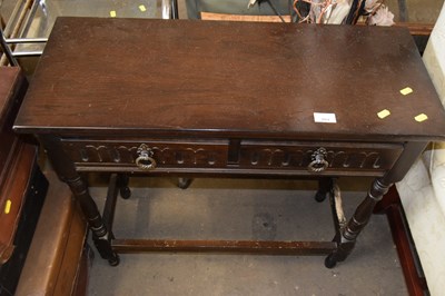 Lot 869 - Two drawer hall table