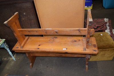 Lot 881 - Pair of pine benches