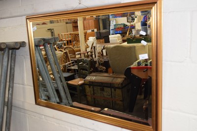 Lot 921 - Gilt framed wall mirror