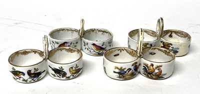 Lot 305 - A group of three Meissen porcelain salts, all...