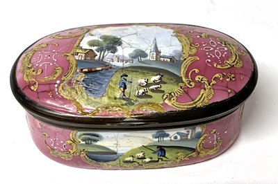 Lot 311 - An 18th Century South Staffordshire enamelled...