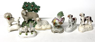 Lot 312 - Quantity of 19th Century animals including a...