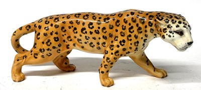 Lot 320 - Beswick model of a leopard, 30cm long
