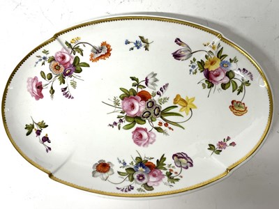 Lot 327 - A 19th Century Spode shaped dish finely...