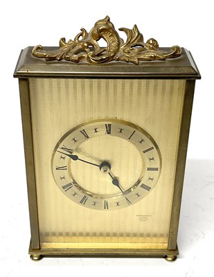 Lot 334 - A mantel clock marked President in gilt metal...