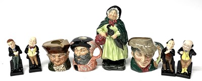 Lot 335 - A group of Royal Doulton figures and other...