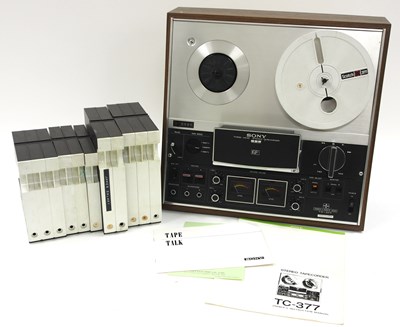 Lot 159 - Sony three head TC-377 Stereo Tape recorder...