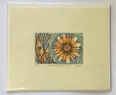 Lot 143 - Angie Lewin (British, contemporary) 'dandelion...