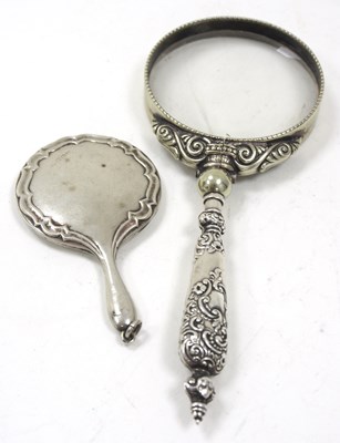Lot 165 - Mixed Lot: A late Victorian silver handled...