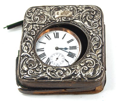Lot 236 - A Goliath pocket watch with silver fronted...