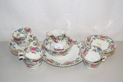 Lot 25 - A quantity of Booths Flora Dora tea wares