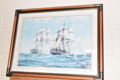 Lot 27 - Montague Dawson, coloured print Java &...