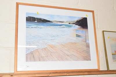 Lot 28 - Neil Simone The Ocean Floor, abstract print
