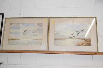 Lot 34 - G E Ebbage, Flighting Ducks & Swans,...
