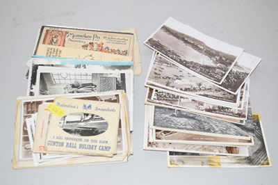 Lot 74 - Mixed Lot: Postcards together with snap shot...
