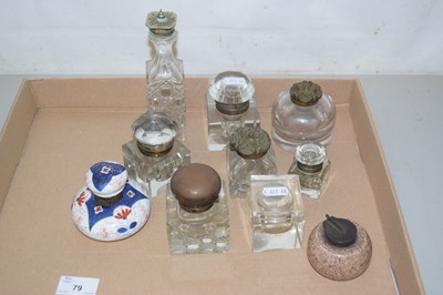 Lot 79 - Collection of various assorted ink wells