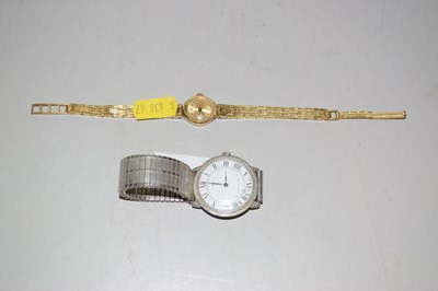 Lot 119 - An Oris ladies wristwatch together with one other