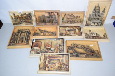 Lot 149 - A collection of Osborne moulded wall plaques