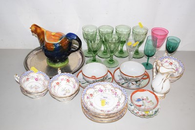 Lot 163 - Mixed Lot: Various tea wares, drinking glasses,...