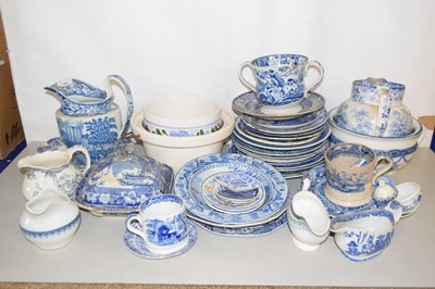 Lot 165 - Mixed Lot: Various 19th Century and later blue...