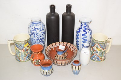 Lot 169 - Mixed Lot: Modern Iznik vases, reproduction...