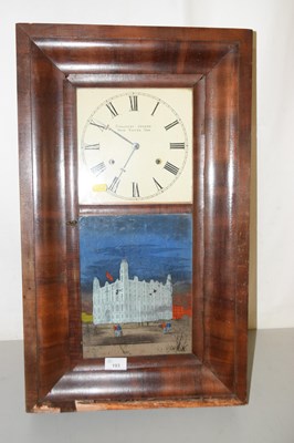 Lot 193 - An American Jerome New Haven wall clock