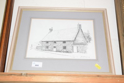 Lot 205 - A monochrome print by John Blackwell of...