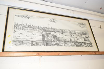 Lot 212 - A reproduction monochrome print Prospect of...