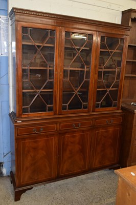 Lot 217 - A reproduction Georgian style mahogany...