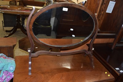 Lot 235 - A Georgian swing dressing table mirror