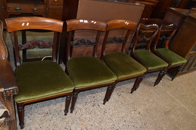 Lot 243 - A group of six various 19th Century mahogany...